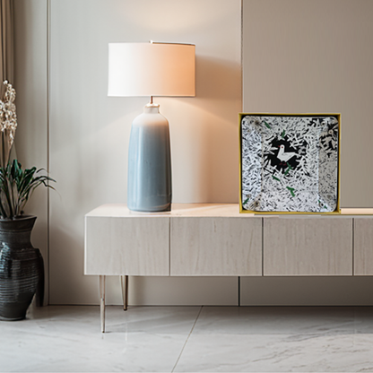 周藝文|日月星 《和平禮贊》皮質收納折疊盤Hymn to Peace Leather Vegan Foldable Catchall Tray