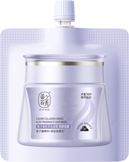 蒂花之秀魚子醬膠原氨基酸香醇發膜500ml Difaso Caviar Collagen Amino Acid Fragrant Hair Mask 500ml