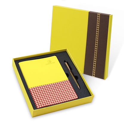 日月星原創黃色港風茶餐廳設計筆記本套裝商務禮盒 CharlieBox Original Yellow Harbor style Tea Restaurant Design Notebook Set Business Gift Box（副本）