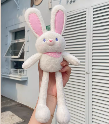 抽拉兔子毛絨玩偶 Pull-and-Stretch Bunny Plush Toy