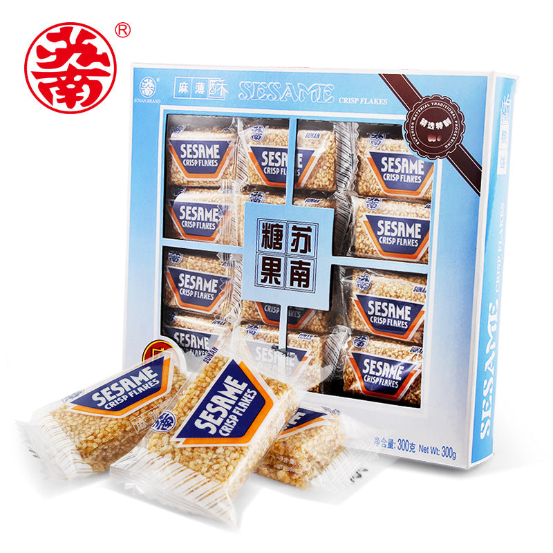 蘇南|廣東潮汕特產花生酥糖芝麻薄酥休閒健康零食小吃老字型大小糕點