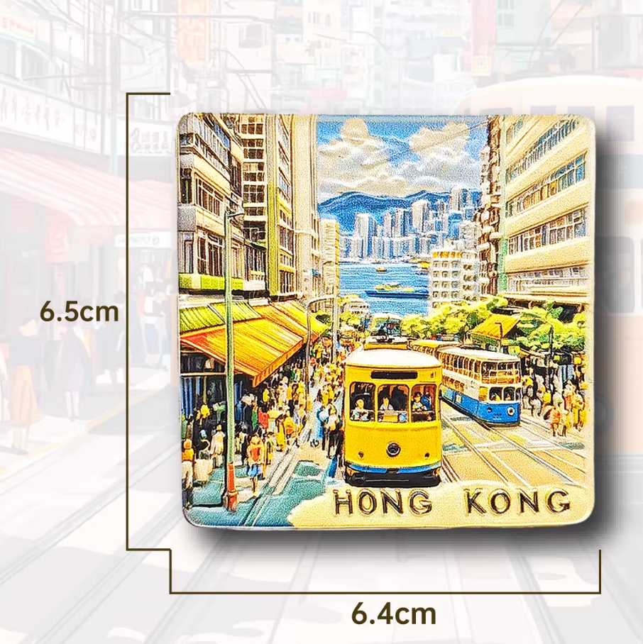 香港電車冰箱貼 Hong Kong Tram Refrigerator Magnet
