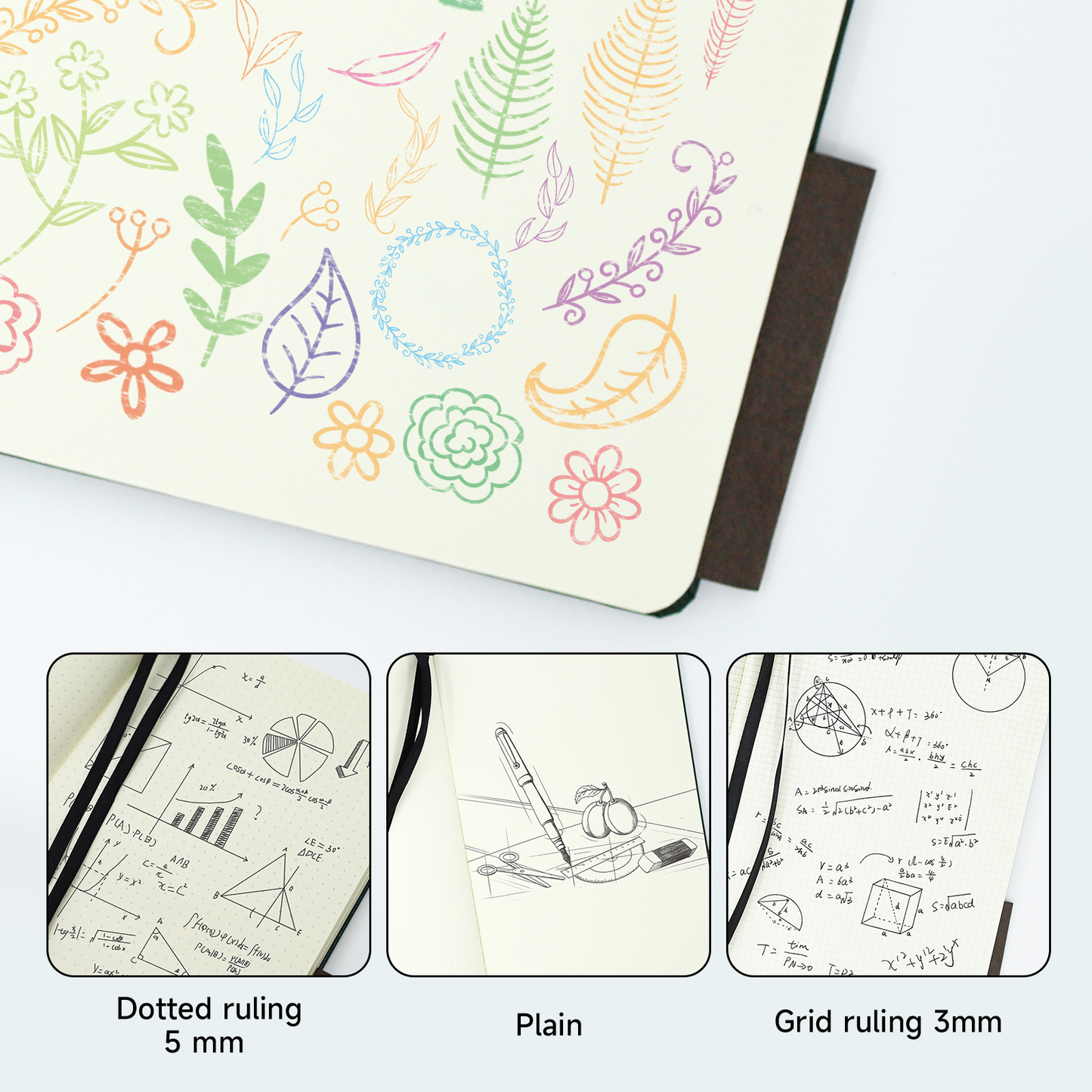 A5/A6/A7三合一內頁設計硬殼封面筆記本 A5/A6/A7 3 in 1 interior design with hard shell cover notebook