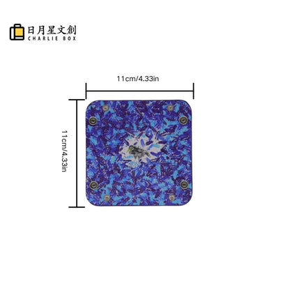 周藝文 |日月星《孤寂與繁華》迷你皮質收納折疊盤 Solitude and Prosperity Mini Vegan Leather Foldable Catchall Tray