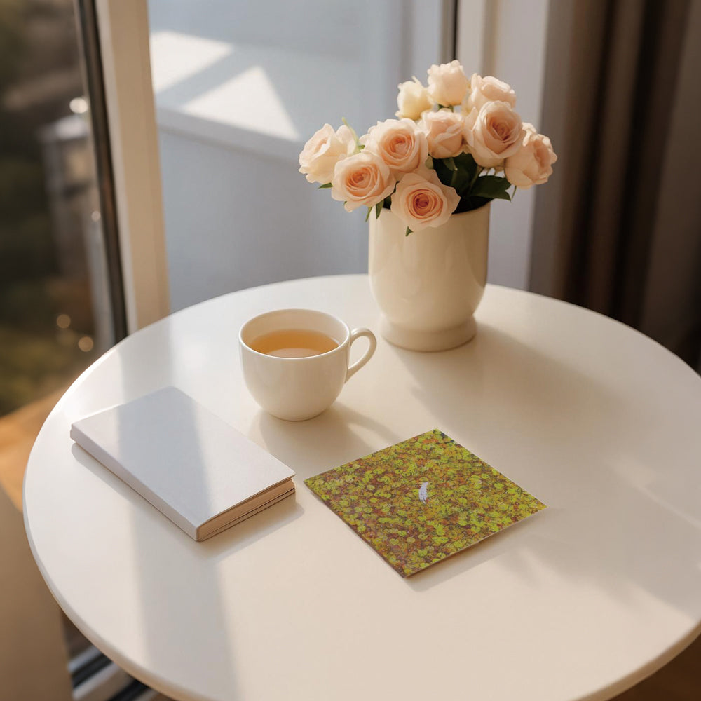 周藝文|日月星 《愛在深秋》亚克力杯墊 Love in Late Autumn Artistic Coasters