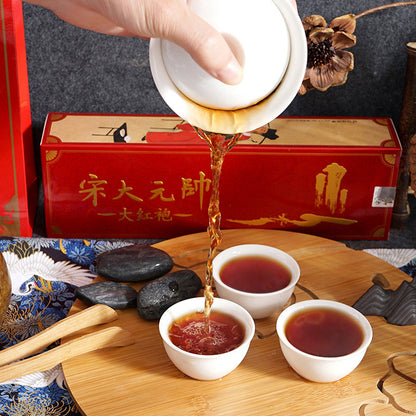 宋大元帥|大紅袍丹心（50年樹齡）福建濃香型大紅袍茶葉禮盒裝送客戶實用茶葉禮盒