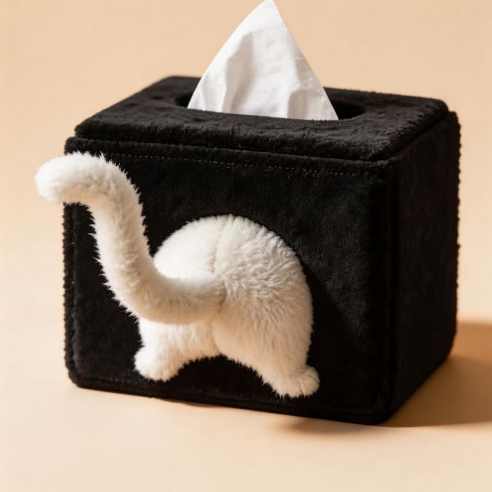 淘氣小貓紙巾盒 Naughty Cat Tissue Box Cover