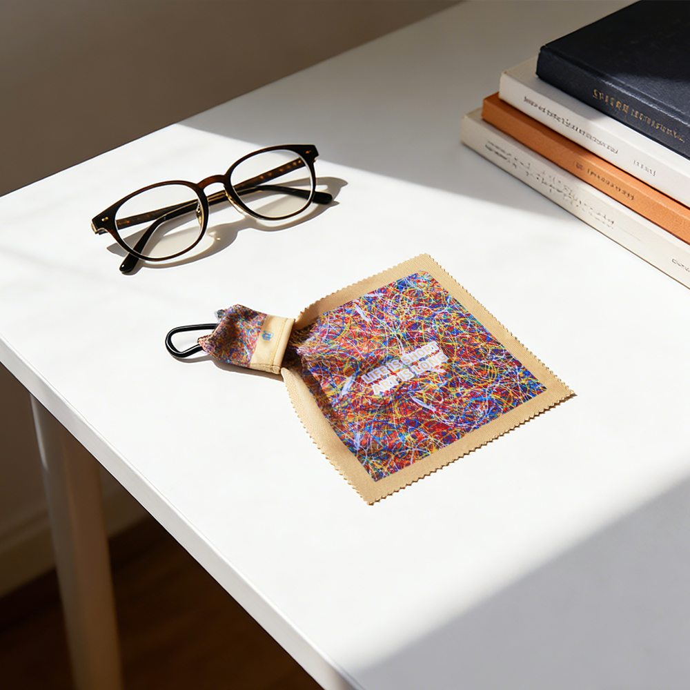 周藝文|日月星 《被困擾的哲學之二》收納型眼鏡布 The Second Philosophy of Being Troubled Art Lens Cloth