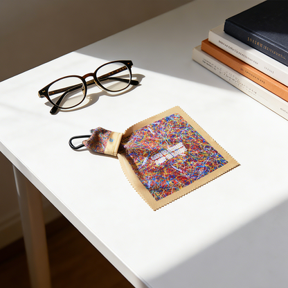 周藝文|日月星 《被困擾的哲學之二》收納型眼鏡布 The Second Philosophy of Being Troubled Art Lens Cloth