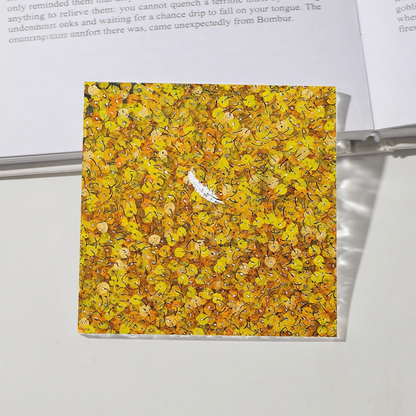 周藝文|日月星 《愛在深秋》亚克力杯墊 Love in Late Autumn Artistic Coasters