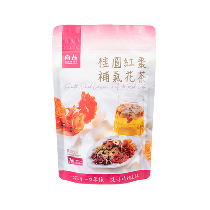 尚品桂圓紅棗補氣花茶(8g x 7包) Premier Food Longan and Red Date Qi-Boosting Herbal Tea (8g x 7 bags)