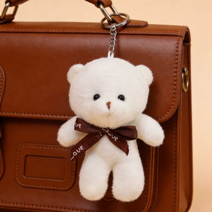 蝴蝶結連體毛絨熊公仔 Bow-Tie Conjoined Plush Bear Doll