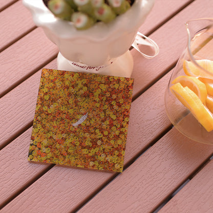 周藝文|日月星 《愛在深秋》亚克力杯墊 Love in Late Autumn Artistic Coasters