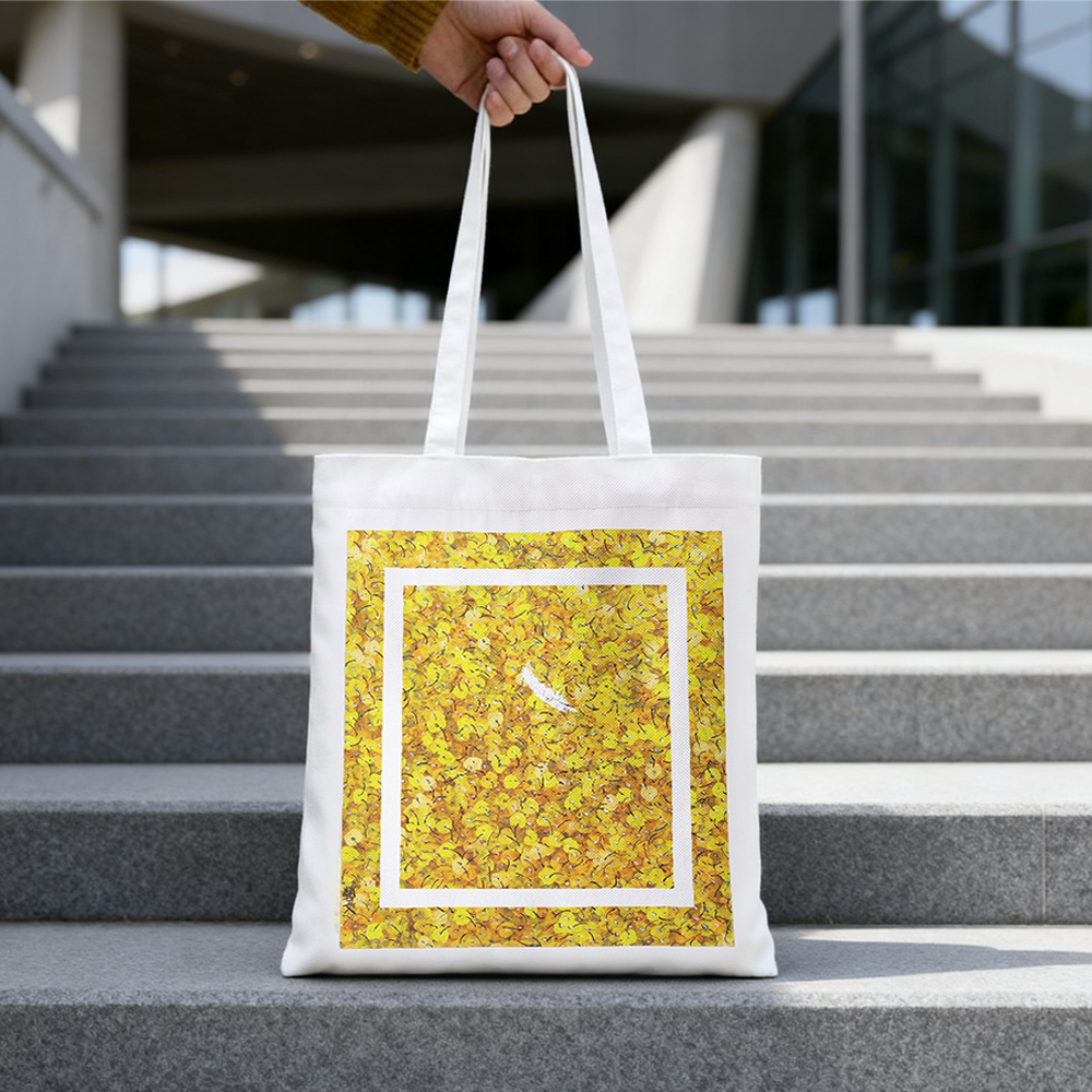 周藝文|日月星  《愛在深秋》帆佈單肩包 Love in Late Autumn Canvas Shoulder Bag