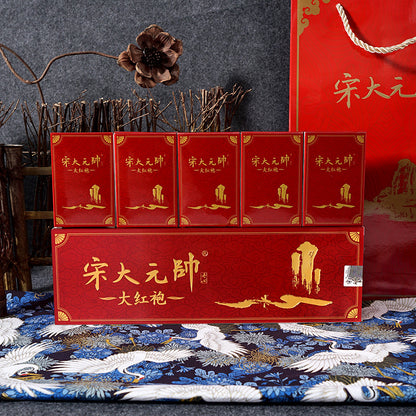 宋大元帥|大紅袍丹心（50年樹齡）福建濃香型大紅袍茶葉禮盒裝送客戶實用茶葉禮盒
