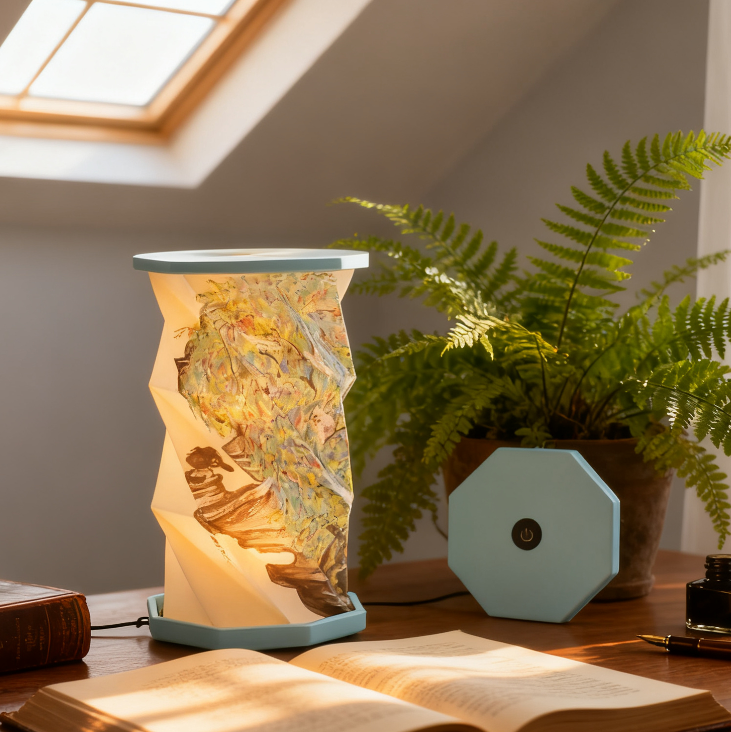 周藝文|日月星 《在湖邊》迷你折疊燈By the Lake Mini Folding Lamp