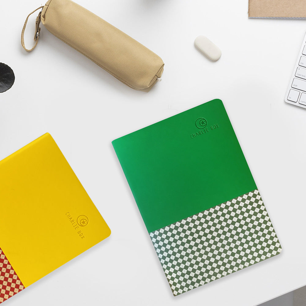 日月星原創港風茶餐廳設計A5筆記本 CharlieBox Original Green Harbor style Tea Restaurant Design Notebook Set Business Gift Box