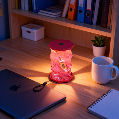 周藝文|日月星 《吉祥如意》迷你折疊燈Amulet of Auspiciousness Mini Folding Lamp