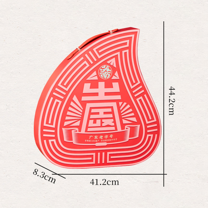 蘇南大紅粿桃月餅禮盒中秋月餅送禮禮盒