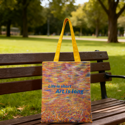 周藝文|日月星 《被困擾的哲學之二》帆佈單肩包 The Second Philosophy of Being Troubled Canvas Shoulder Bag