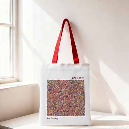 周藝文|日月星 《被困擾的文藝復興》帆佈單肩包 The Troubled Renaissance Canvas Shoulder Bag