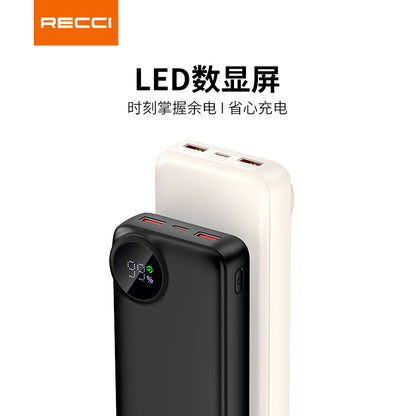 銳思【3C認證】【可上飛機】RPB-P48移動電源PD快充RPB-P49帶數顯 支持蘋果華榮耀10000mAh充電寶