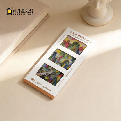 周藝文|日月星《溪山行旅圖》複刻膠片小書簽 Travelers Among Mountains and Streams Copy film bookmark