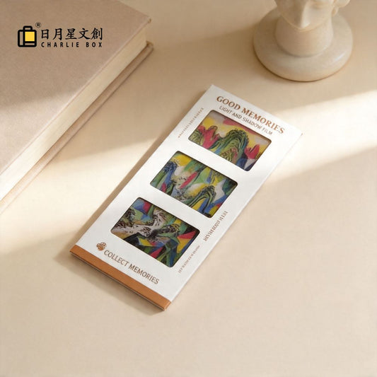 周藝文|日月星《溪山行旅圖》複刻膠片小書簽 Travelers Among Mountains and Streams Copy film bookmark