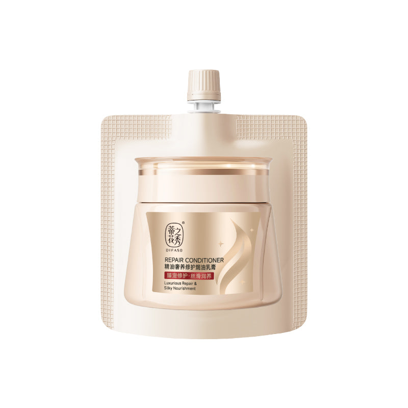 蒂花之秀精油奢養修護焗油乳膏(臻寵修護 絲滑潤養)500ml Difaso Essential Oil Luxury Repair Hair Treatment Cream (Premium Restoring, Silky Moisturizing) 500ml