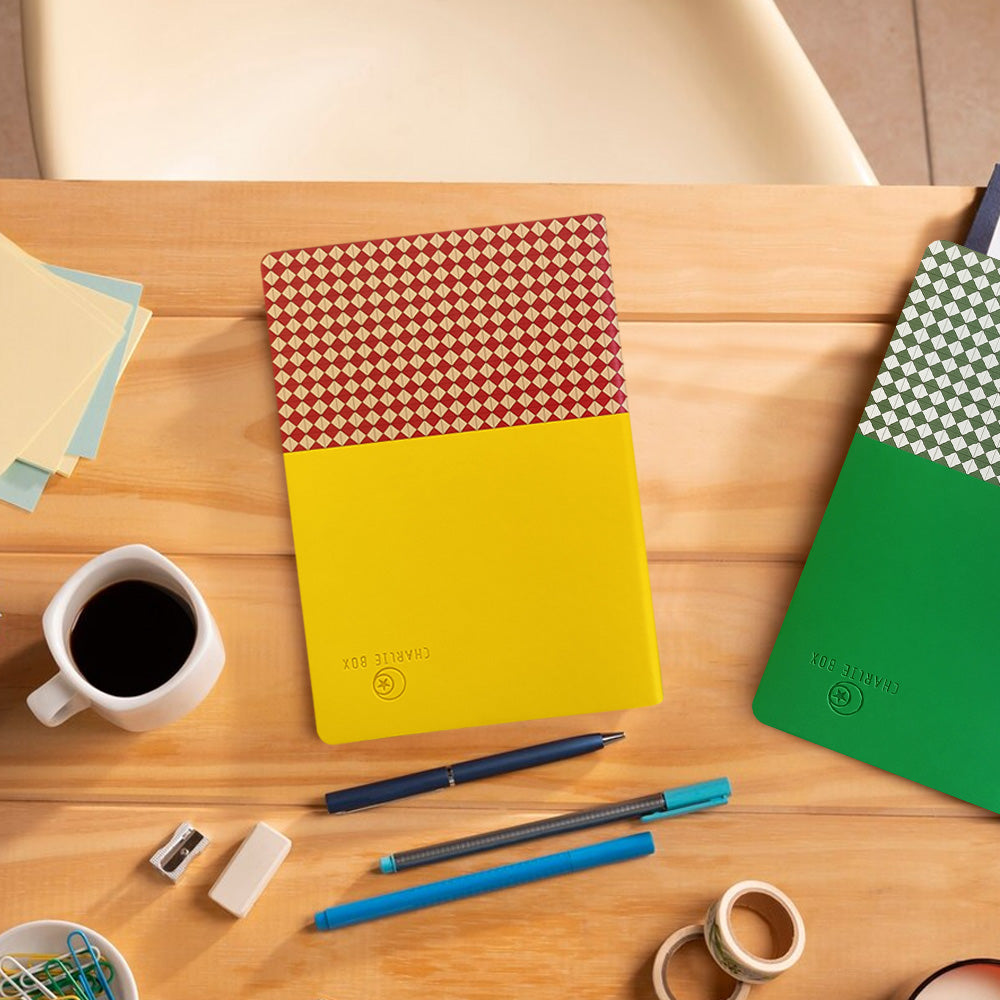 日月星原創港風茶餐廳設計A5筆記本 CharlieBox Original Green Harbor style Tea Restaurant Design Notebook Set Business Gift Box
