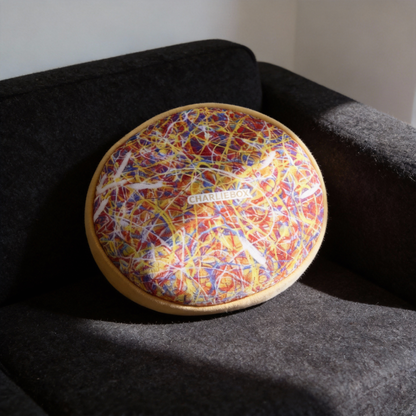 周藝文|日月星 《被困擾的哲學之二》圓形圍邊抱枕 The Second Philosophy of Being Troubled Round Bolster Pillow