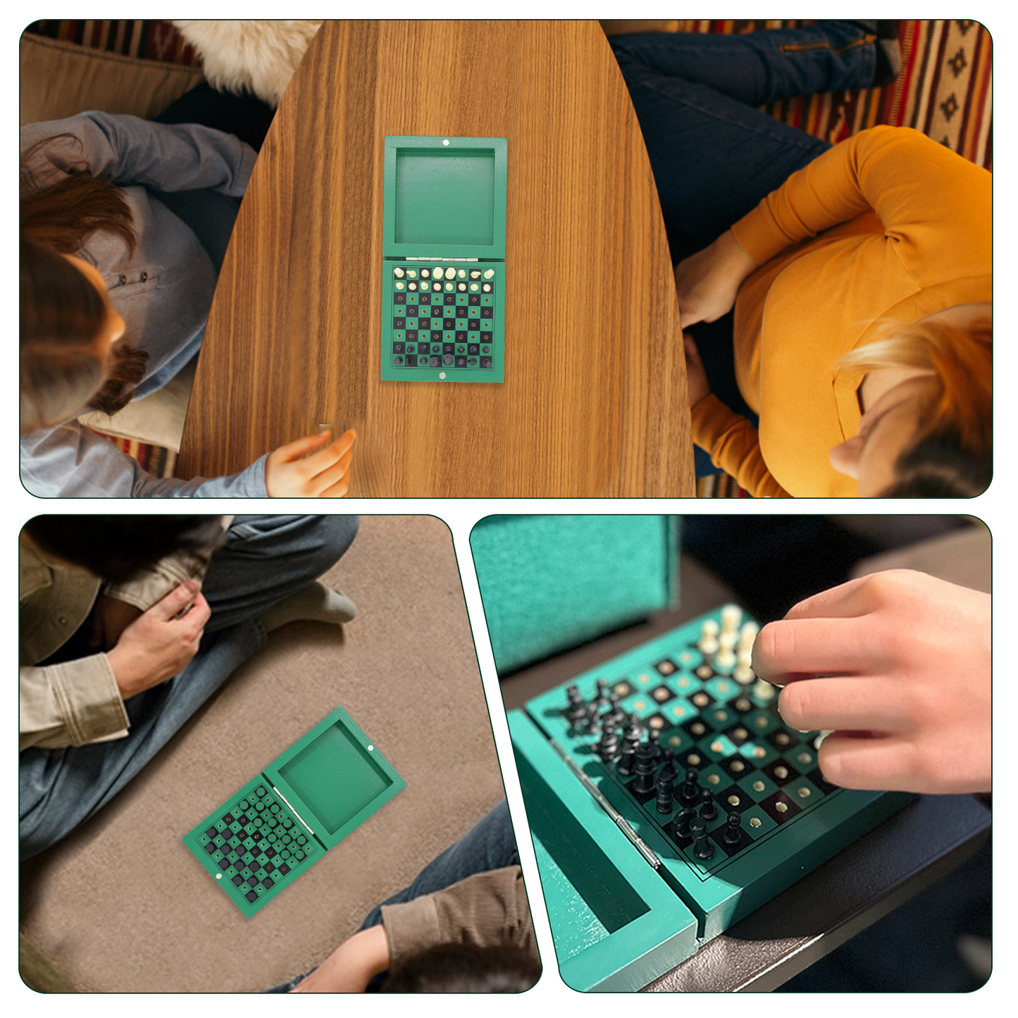 三合一迷你棋盤遊戲套裝 3-in-1 Mini Board Game Set