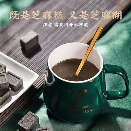 蘇南|黑芝麻糕 芝麻糊高鈣營養健康零食小吃無添加糖精老字型大小糕點