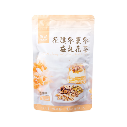 尚品花旗參黨參益氣花茶(8g x 7包) Premier Food American Ginseng and Codonopsis Energy-Boosting Flower Tea (8g x 7 bags)