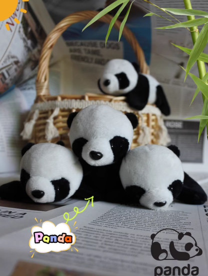 毛絨熊貓冰箱貼 Plush Panda Refrigerator Magnet