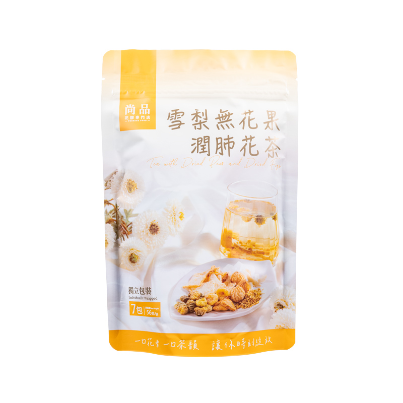 尚品雪梨無花果潤肺花茶(8g x 7包) Premier Food Pear and Fig Lung-Soothing Herbal Tea (8g x 7 bags)