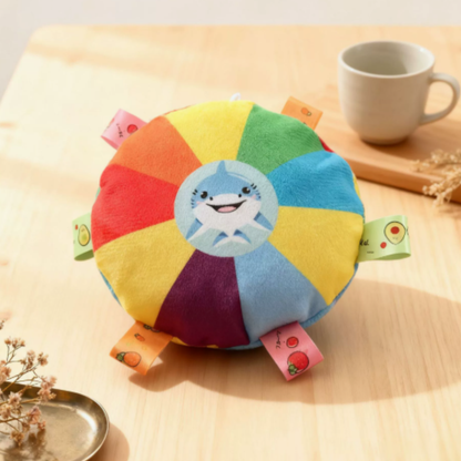 毛絨發聲飛盤Squeaky Plush Flying Disc