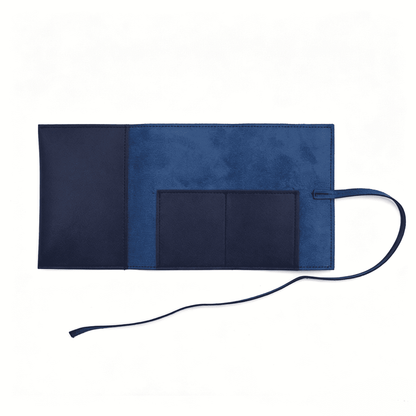 多功能耳機數碼配件旅行皮革收納包數據線充電頭卷包 Leather Makeup Brush Bag, Outdoor Portable Travel Makeup Brush Storage Bag, Eyeshadow Storage Bag