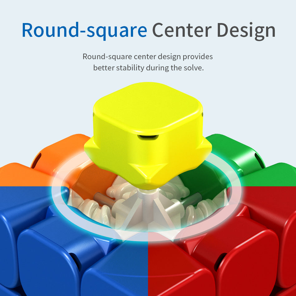魔域RS3M磁力/磁懸浮三階魔方比賽速擰3階智力魔方 Moyu RS3M Magnetic/Maglev 3x3 Magic Cube Speed Solving Competition
