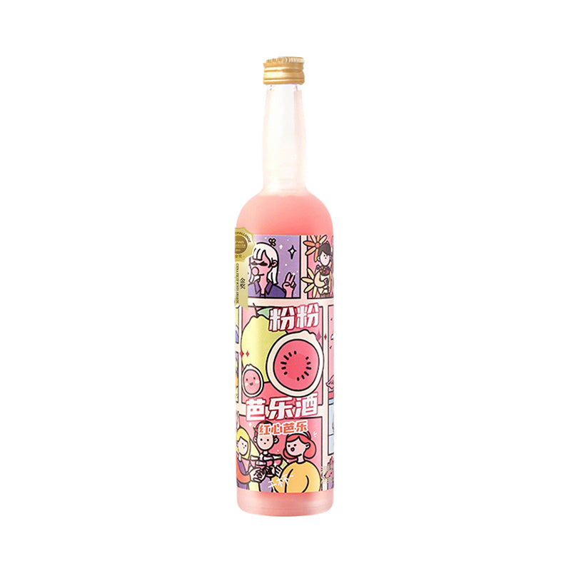 小花樣芭樂果酒6度258ml低度過年聚會微醺禮物甜酒 Xiao Hua Yang Guava Wine 6% 258ml Low Alcohol Party Gift Sweet Wine