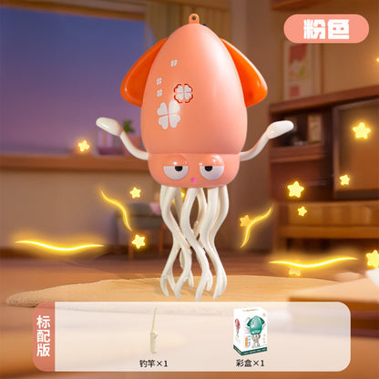 魔性跳舞章魚電動魷魚感應逃跑避障八爪魚兒童解壓釣魚玩具 Magic Dancing Octopus, Electric Squid Induction Escape Obstacle-Avoiding Octopus Kids Stress Relief Fishing Toy