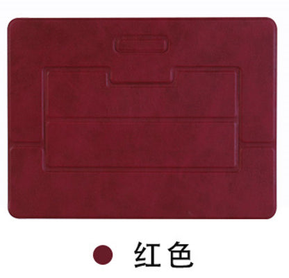 皮革桌面折疊商務支架適用於手機平板筆記本電腦支撐 Leather Foldable Desktop Business Stand, Compatible with Phones, Tablets and Laptops
