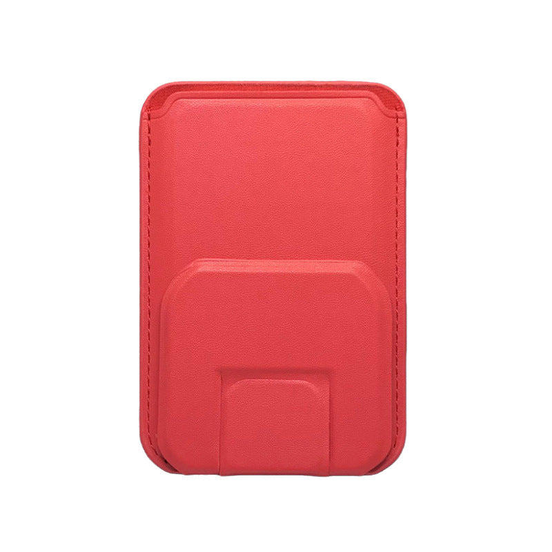 PU皮革手機殼磁吸支架適用蘋果磁吸手機卡包卡套 PU Leather Magnetic Phone Case with Kickstand, Magnetic Card Holder Wallet Compatible with iPhone