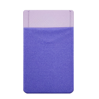 兜蓋款3M膠萊卡布手機背貼卡套防掉落遮擋卡片設計 3M Adhesive Lycra Fabric Phone Back Sticker Card Holder with Cover Design to Prevent Falling and Hide Cards