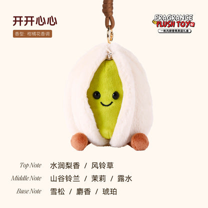 宋朝一帆風順香氛毛絨玩偶公仔香薰車載掛件 SONG CHAO Smooth Sailing Scented Furry Plush Doll Car Air Freshener Hanging Ornament