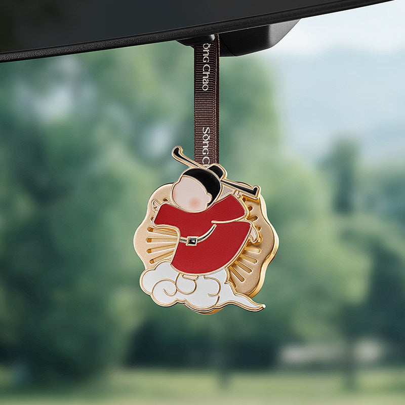 宋朝悟吉車載香薰車用香水出風口香氛馬年送禮盒 SONG CHAO Wuji Car mounted Aromatherapy Car perfume Air Outlet Fragrance Gift Box for the Year of Horse