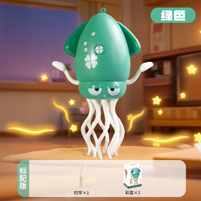 魔性跳舞章魚電動魷魚感應逃跑避障八爪魚兒童解壓釣魚玩具 Magic Dancing Octopus, Electric Squid Induction Escape Obstacle-Avoiding Octopus Kids Stress Relief Fishing Toy
