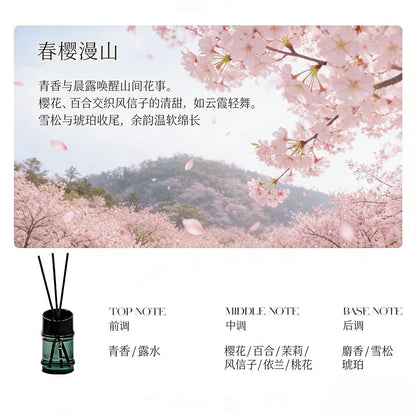 宋朝竹節香薰50ml室內持久留香家用男女生淡香精油高級臥室衛生間 Song Chao Bamboo Fragrance 50ml Indoor Lasting Fragrance Home Boys and Girls Light essence Oil Superior Bedroom Toilet