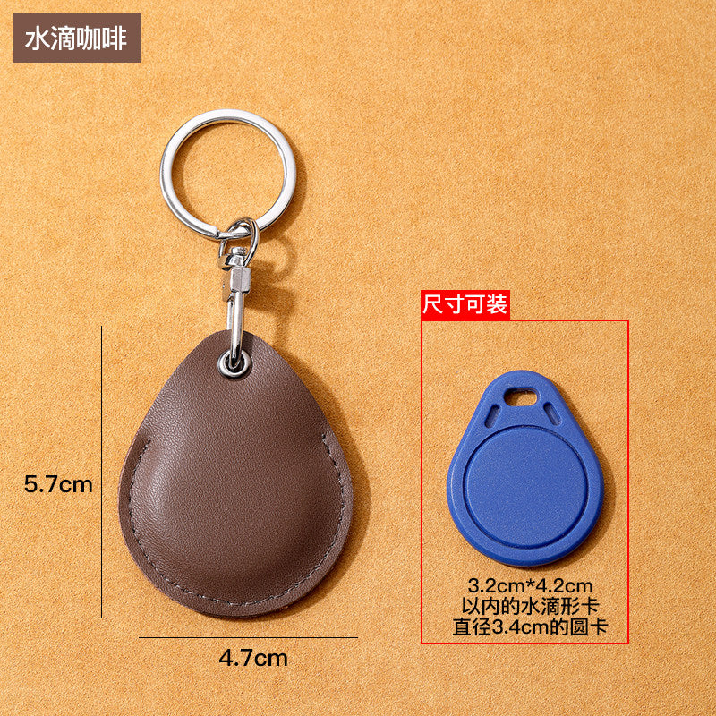皮質AirTag保護套寵物藍牙定位器鑰匙扣皮套 Leather AirTag case, pet Bluetooth tracker, keychain cover