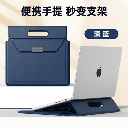 信封支架電腦包MacBook保護套14寸內膽包防水耐磨高級感 14 Inch MacBook Envelope Laptop Sleeve with Stand, Waterproof Wear Resistant Premium Cover